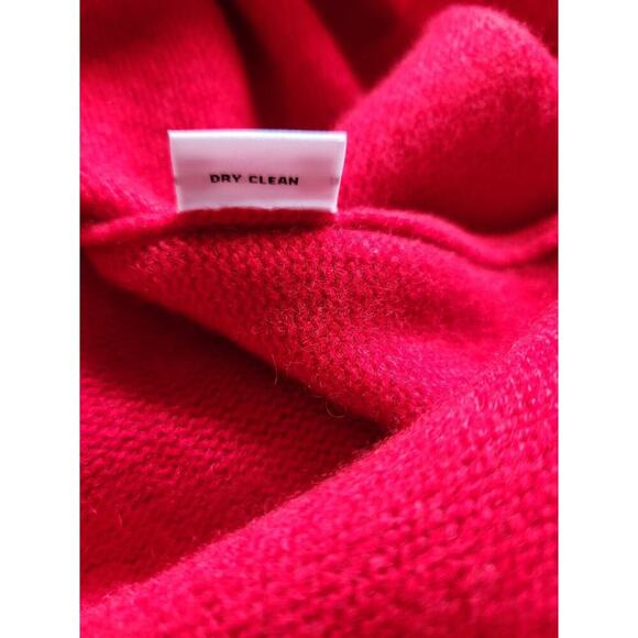 NWT The Cashmere Project Heart 100% Cashmere Pullover Hoodie Sz XS Red #3B501 - Picture 10 of 10